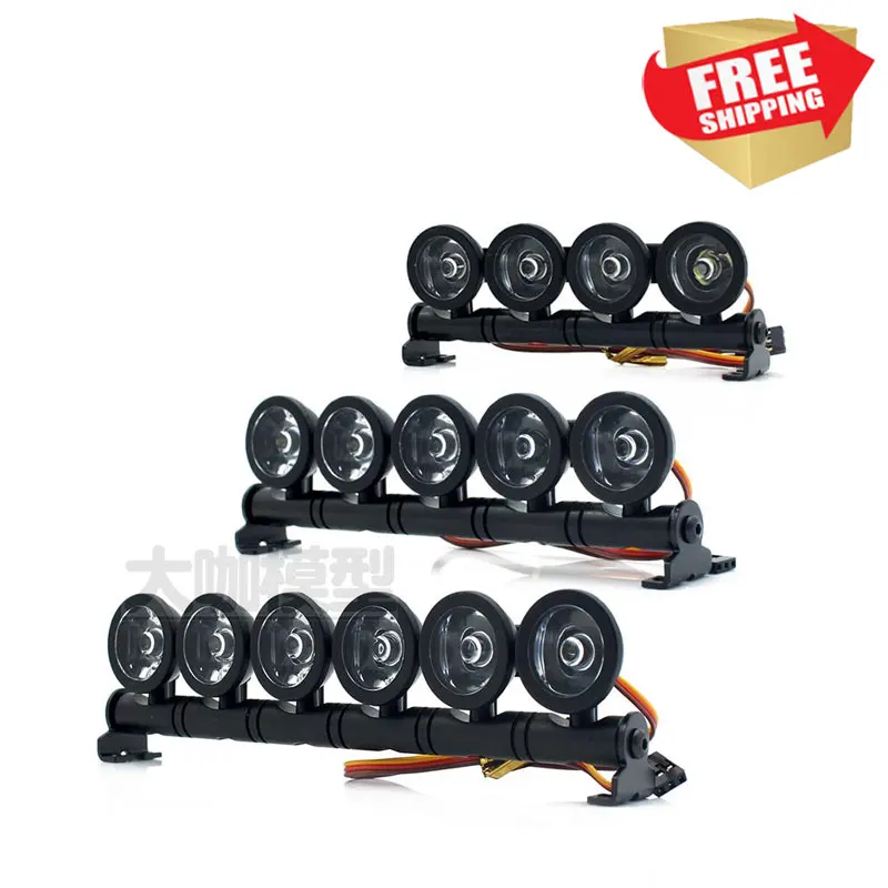 

RC Parts car lights long and short spot lights led row lights for Axial SCX10 D90 crawler option upgrade