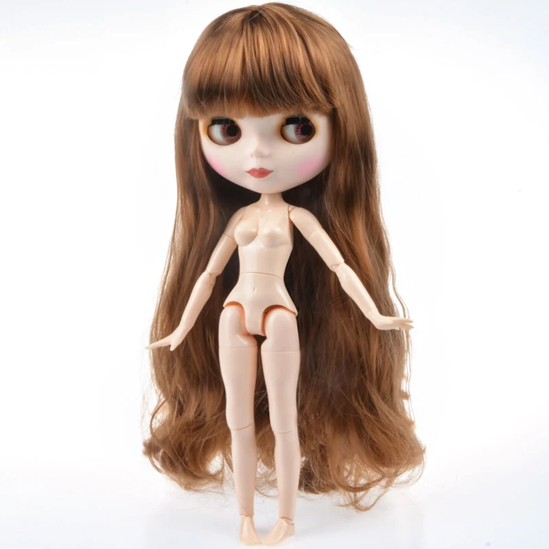 Blyth кукла Blyth матовое лицо матовая белая кожа 1/6 BJD шарнирная кукла пользовательские куклы для девочек подарок для коллекции кукол - Цвет: Matte Face 3-NBL08