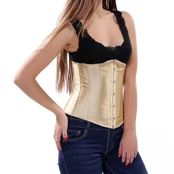 

Women Gothic Underbust Corset Waist Cincher Bustier Adjustable Workout Belt Band