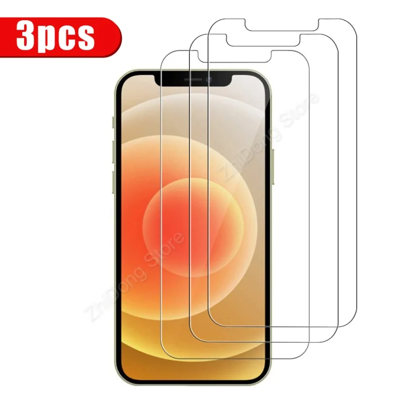 Защитное стекло для iPhone 12 11 Mini Pro Max 6 S 7 8 Plus X XR XS 3 шт. | Мобильные телефоны и