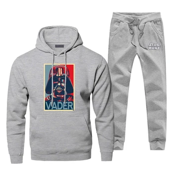 

Star Wars Tracksuit Darth Vader Hoodies+pants Two Piece Sets Men Hip Hop Streetwear Men Hip Hop Streetwear Casual Sportswear