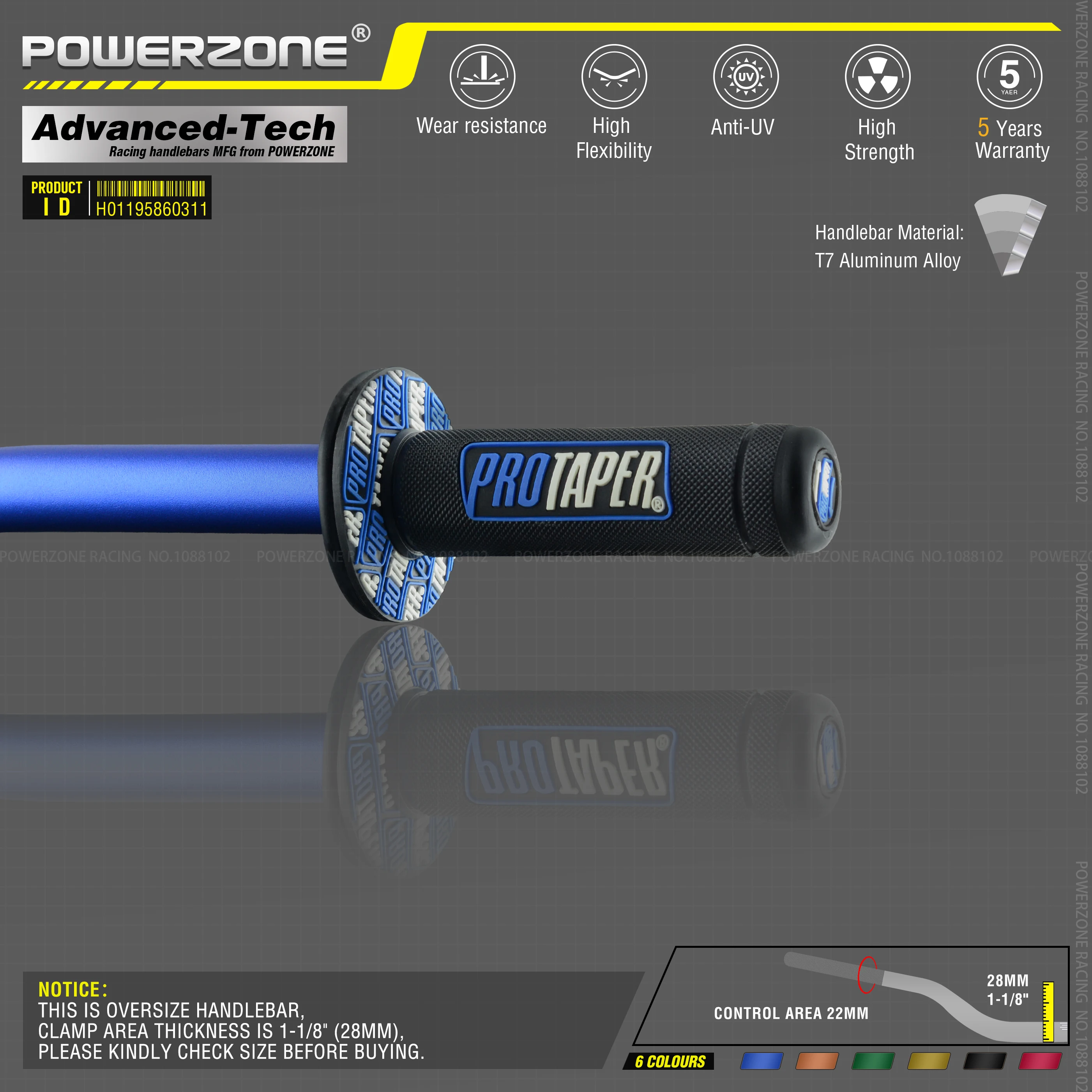 Руль для Pro Taper Pack Bar 1-1/" Классическая дверная ручка барные Колодки Ручки Pit Pro Racing Dirt Pit Bike мотоцикл с адаптер cnc