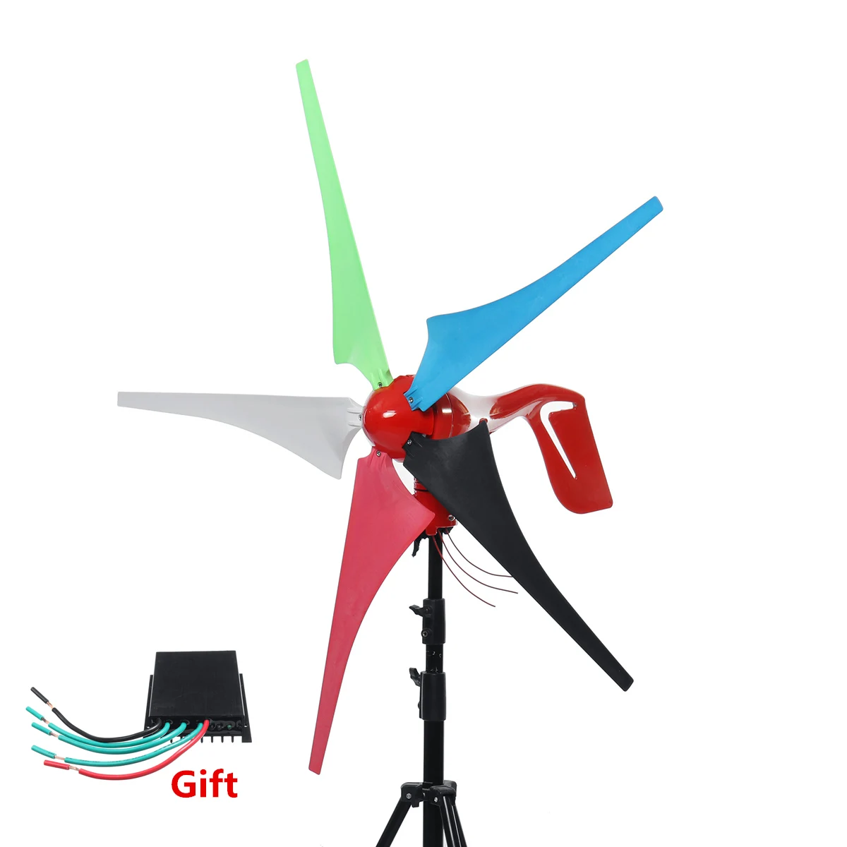 

2400W/3800W Wind /Generator 5 Mini Household Wind Generator 12V/24V+ Wind Controller Gift Set Mounting Accessories