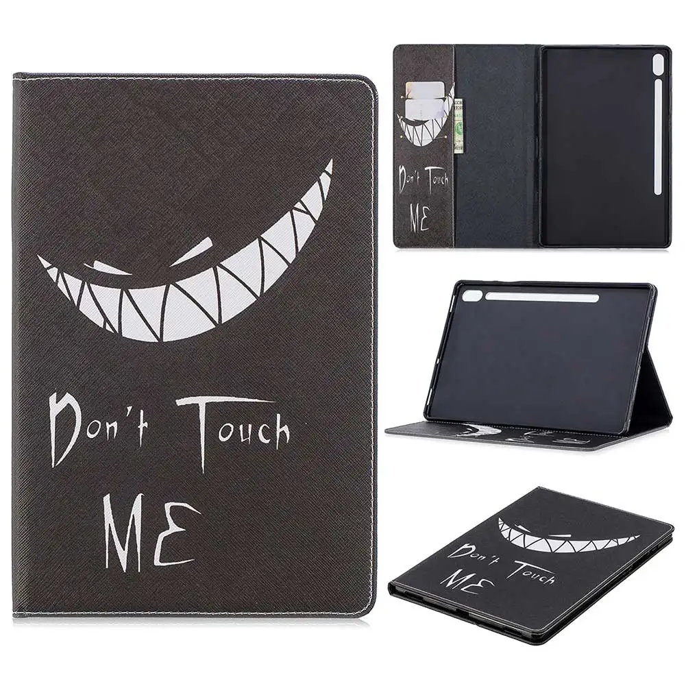 Cheshire Cat Кожаный чехол с рисунком для samsung Galaxy Tab S6 10,5 SM T860 T865 многофункциональный чехол для планшета с подставкой для samsung Tab S6 10,5 ''чехол - Цвет: Cheshire Cat