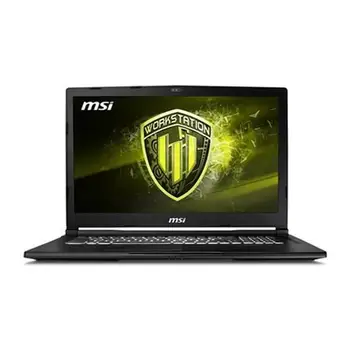 

Gaming portable computer MSI WE73-279ES 17,3" i7-8750H 16 GB RAM 256 GB SSD + 1 TB Black