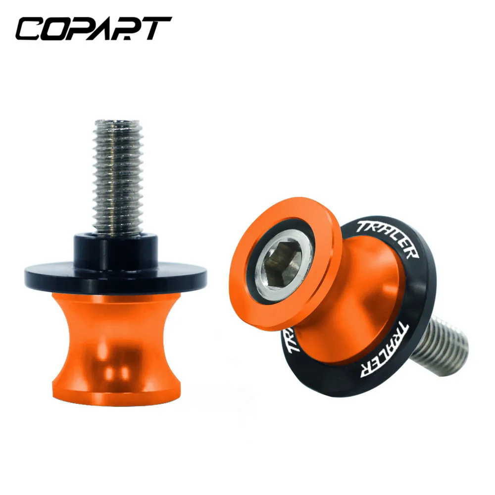 Для YAMAHA Tracer 900/GT Tracer 900 700 GT Tracer 700 MT09 MT07- 6 мм ЧПУ мотоциклетные поворотные Катушки слайдер стенд винт - Цвет: Оранжевый