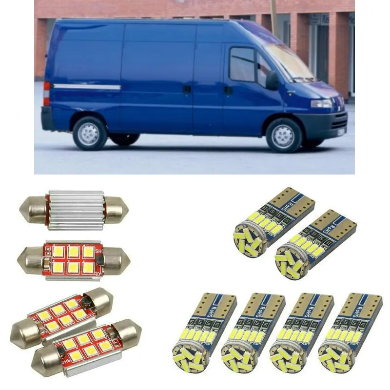 СВЕТОДИОДНЫЙ Автомобильный светильник s для салона Fiat ducato box bus 230 Купольные лампы