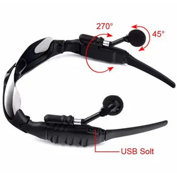 

High-End Sunglasses Headset Outdoor Sports Music Bluetooth 4.0 Earphones Glasses With Micphone