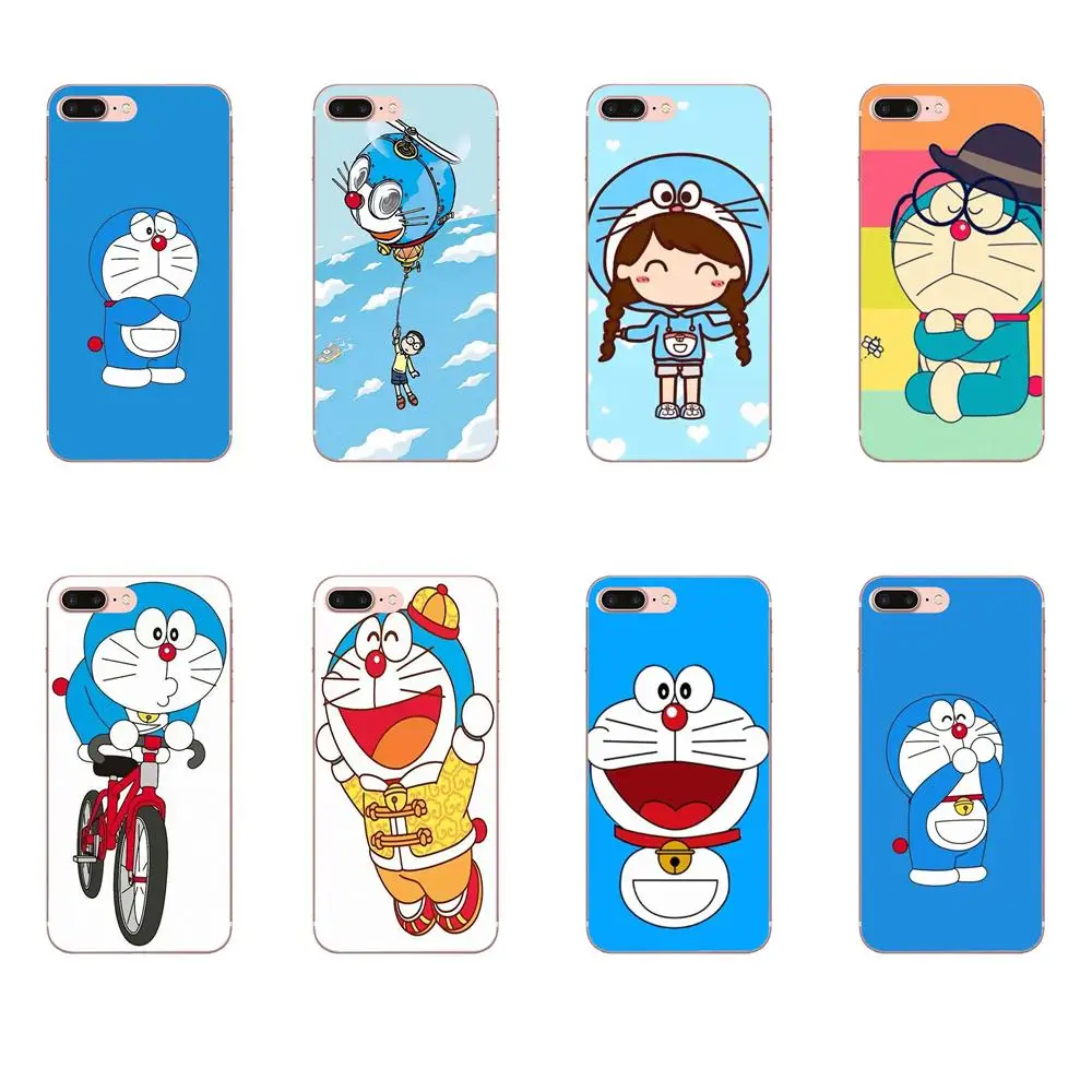 Рисунок из ТПУ Doraemon Happy Cat для Samsung Galaxy A10 A20 A20E A3 A40 A5 A50 A7 J1 J3 J4 J5 J6 J7 2016 2017 2018 |