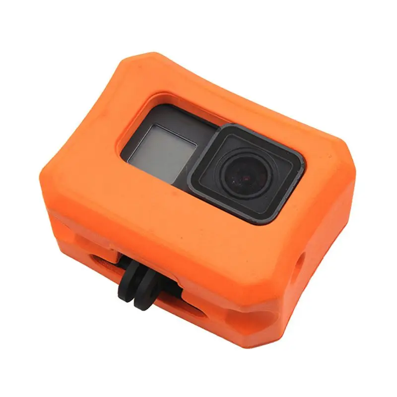 

Soft Soft Silicone Protective Case Orange Floating Case Floater for Gopro Hero 7/6/5 Action Camera Accessories for Water Sports