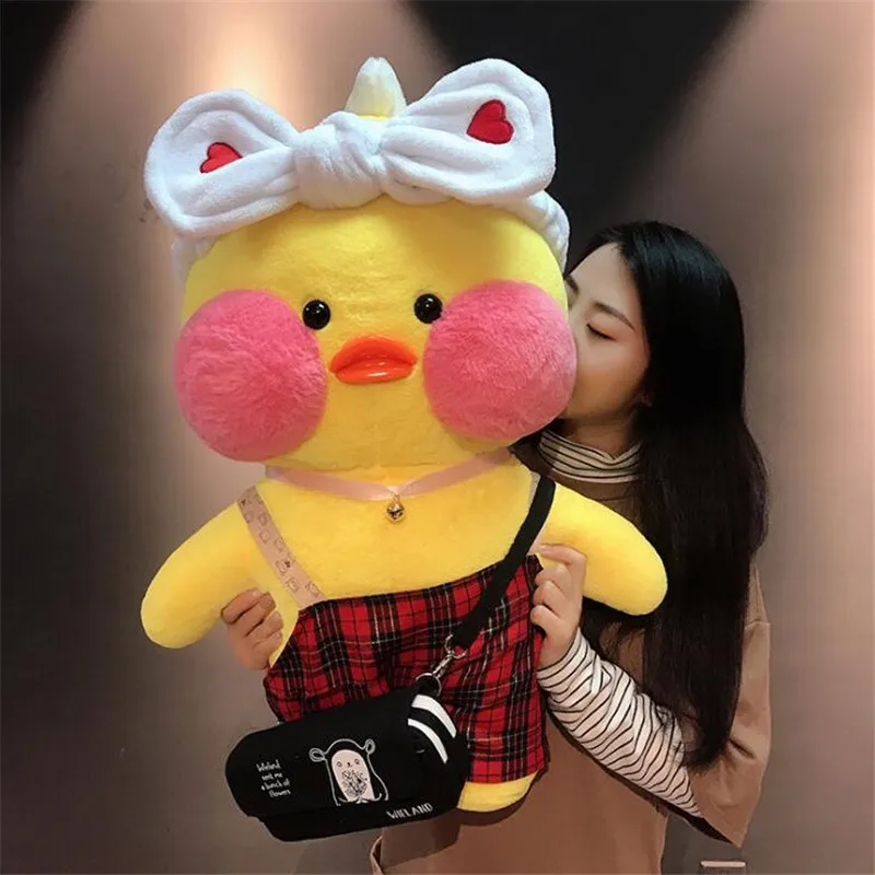 80 см Kawaii супер большой Lalafanfan плюшевые мягкие игрушки кафе Мими утка плюшевые игрушки подарки на день Святого Валентина украшения игрушки для девочек - Цвет: NO.29
