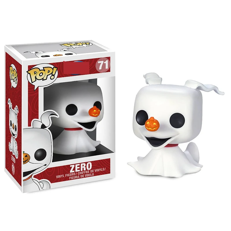 FUNKO POP Jack Skellington Кошмар перед Рождеством ноль фигурки Виниловая фигурка Коллекционная модель с коробкой - Цвет: 71 with box