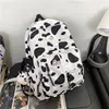 Girl Cute School Backpack Cow Print Backpacks for Teen Girls 5