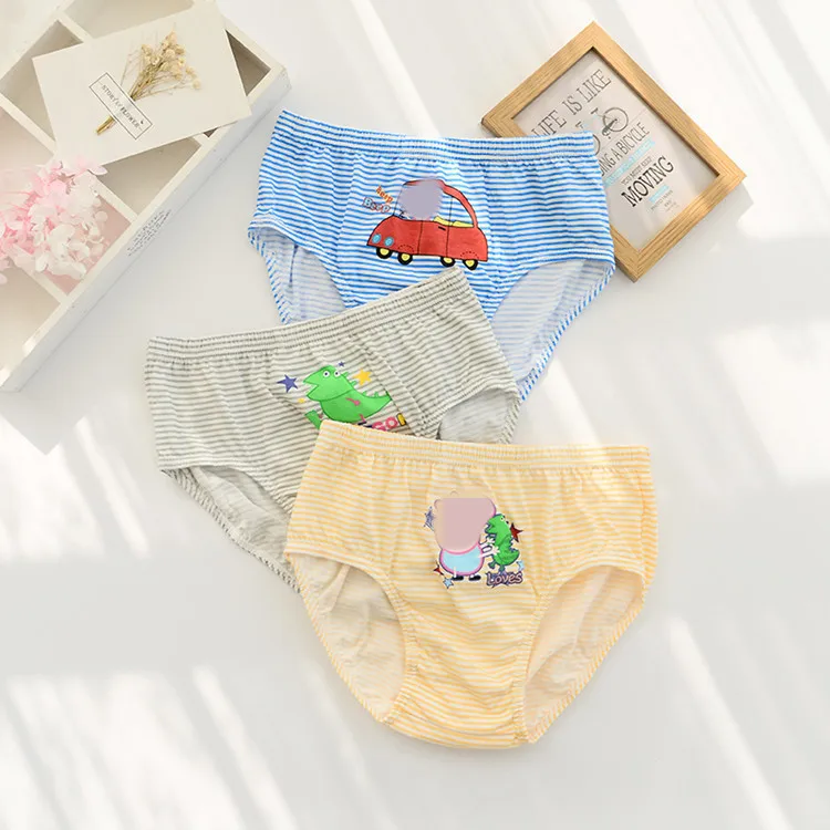 5Pcs/lot Kid Boys Underwear Cartoon dinosaur Baby Panties Cotton Boys Briefs Teenage Panties Children's Boxer Underpants Briefs