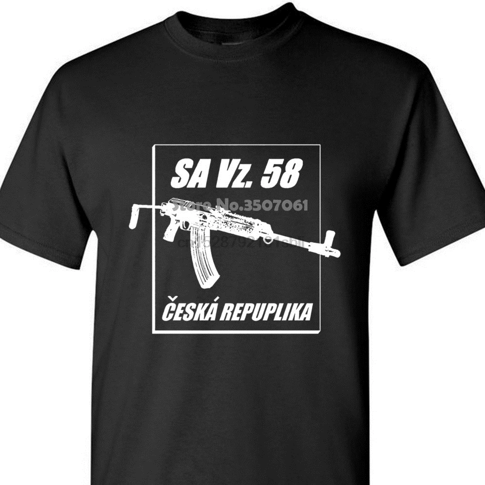 Гордость футболки с изображением различных существ чешского Vz58 Rifle Sa Vz. 58 Ceska