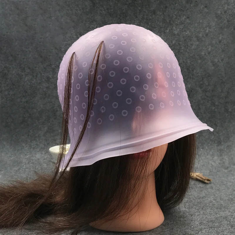 Силиконовая окраска волос осветительный колпачок для красителя шляпа хит продаж
