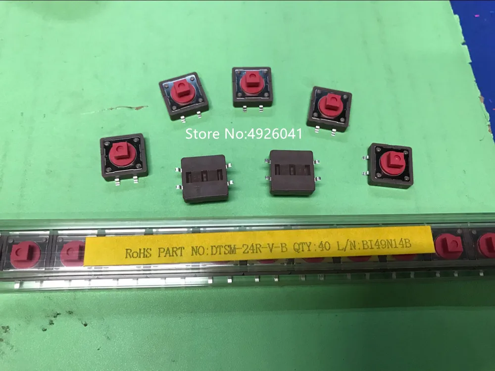 20 шт Новый Тайвань DIP патч 4 фута 12*12*4 3 такт переключатель DTSM 24R V B квадратная