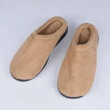 Унисекс модные удобные нескользящие шлепанцы с пенным наполнителем с эффектом памяти г. Новые Нескользящие Зимние Теплые повседневные домашние туфли на плоской подошве