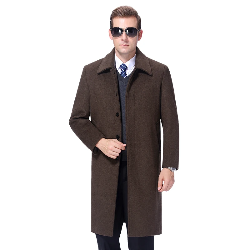 2020 Winter Wool Coat Men Winter Long Coat Wool Overcoat Cashmere Coat Thick Warm Peacoat Men Wool Blend Long Jacket Fur Linner 2020 Winter Wool Coat Men Winter Long Coat Wool Overcoat Cashmere Coat Thick Warm Peacoat Men Wool Blend Long Jacket Fur Linner