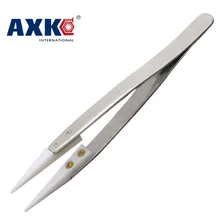 Антистатические керамические Пинцет Электронные сигареты сопротивление провода DIY инструмент термостойкие сменные головки острый наконечник DT507