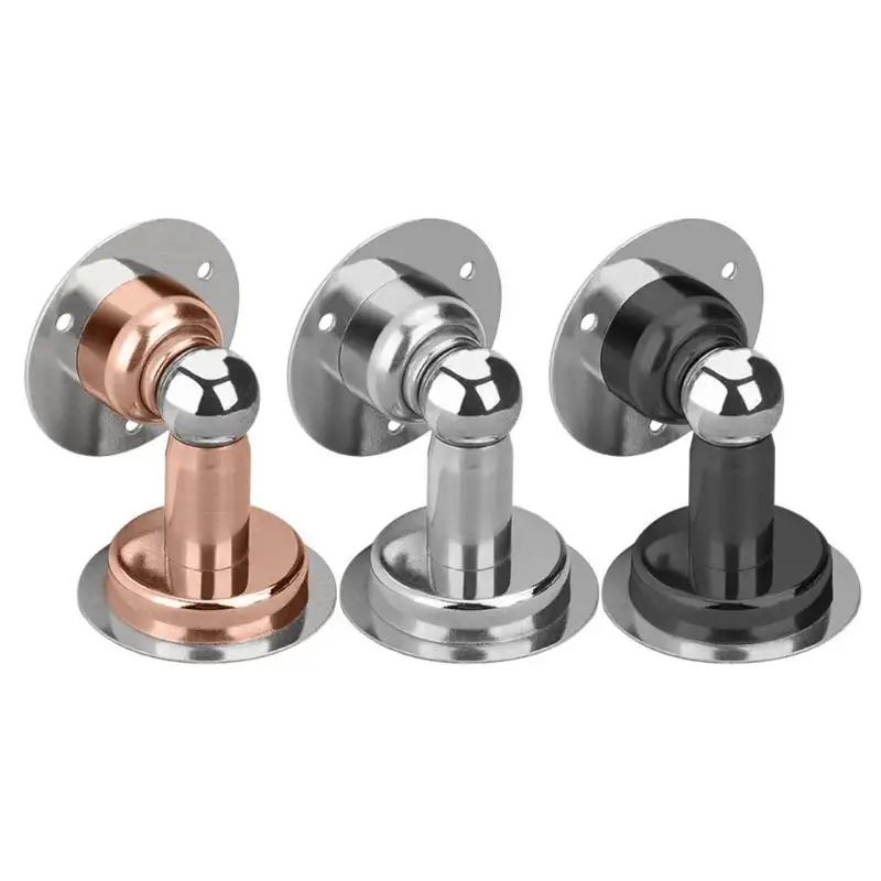 

Stainless Steel Magnetic Door Stopper Sticker Toilet Hidden Holder Hardware