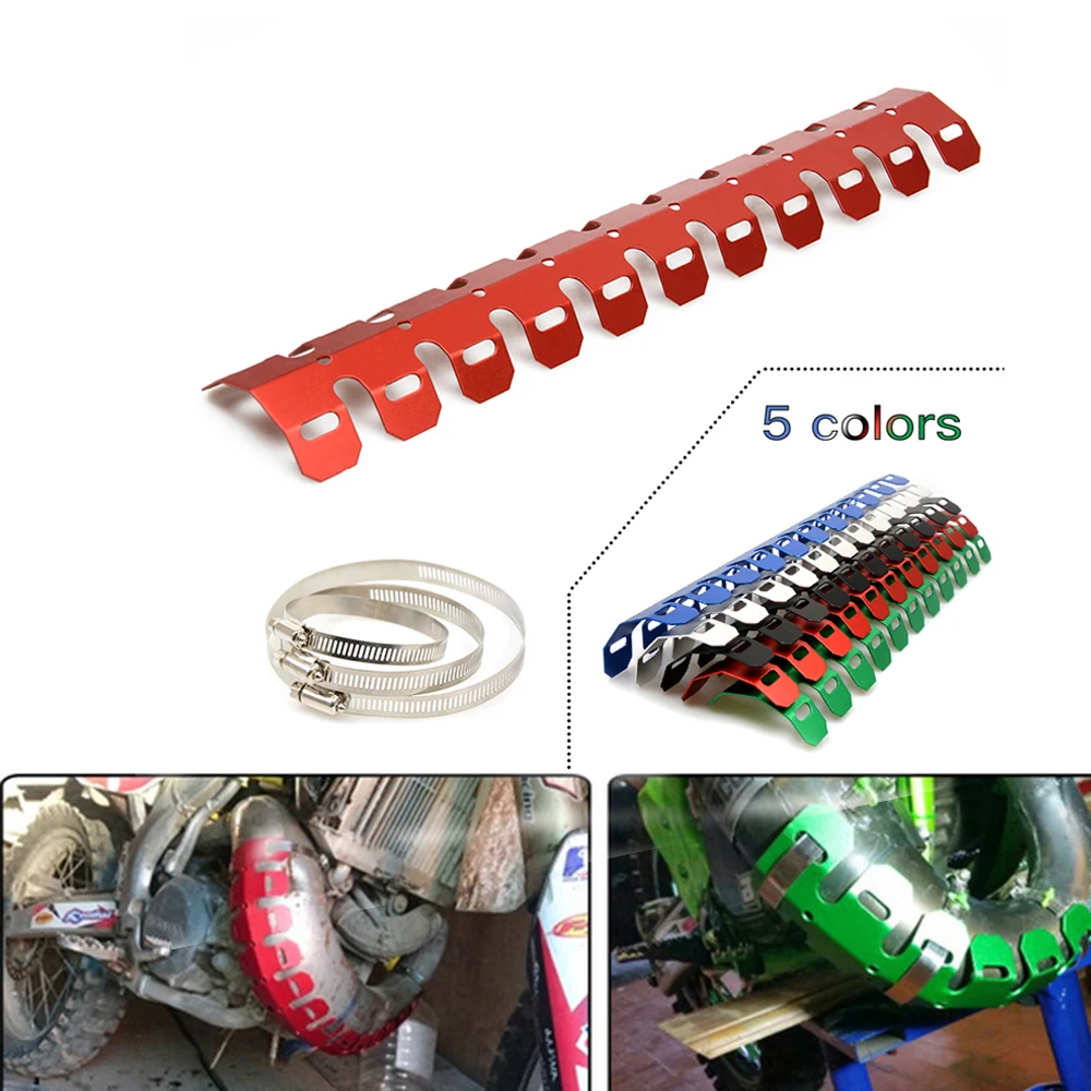252-490mm Motorcycle Exhaust Muffler Pipe Heat Shield Protector Cover Guard For Honda FORZA 300 125 250 2010
