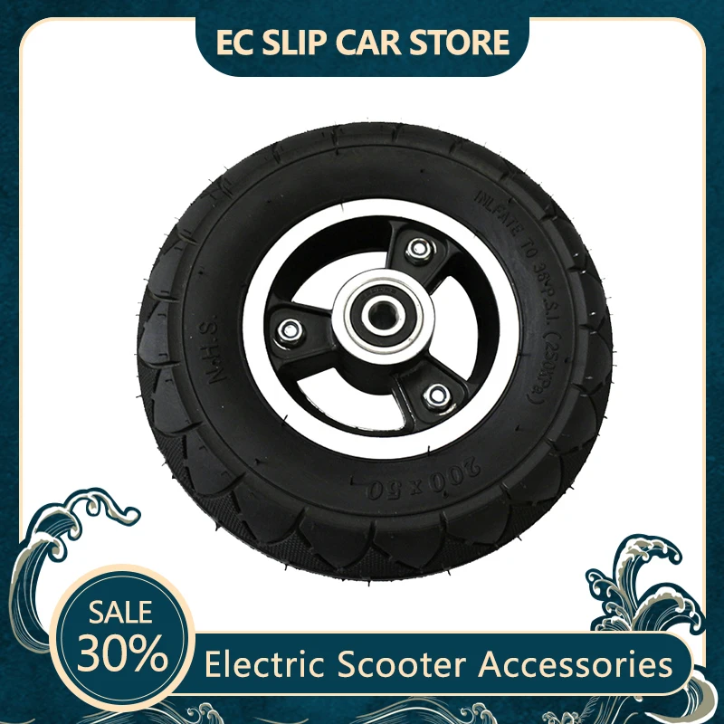

200x50 Solid Wheel Explosion-proof Electric Bike Scooter Tyres 8 Inch Motorcycle Solid Tires Bee Hive Holes
