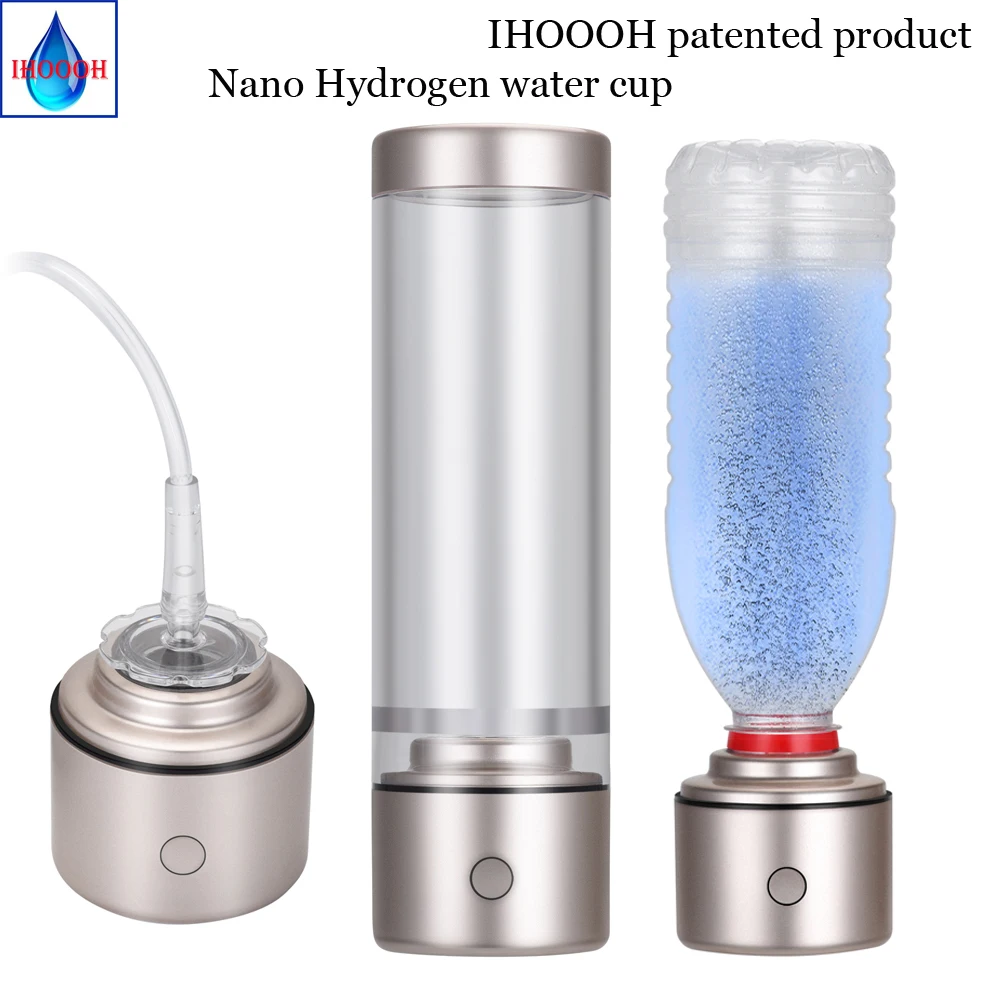 Rechargeable Hydrogenrich Water Generator Alkaline Nano Cup Pure H2