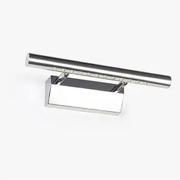 

90V - 265V AC 3W led mirror lights lamp Stainless Steel Bathroom wall lighting SMD5050 LED kitchen cabinet ikea dressing table
