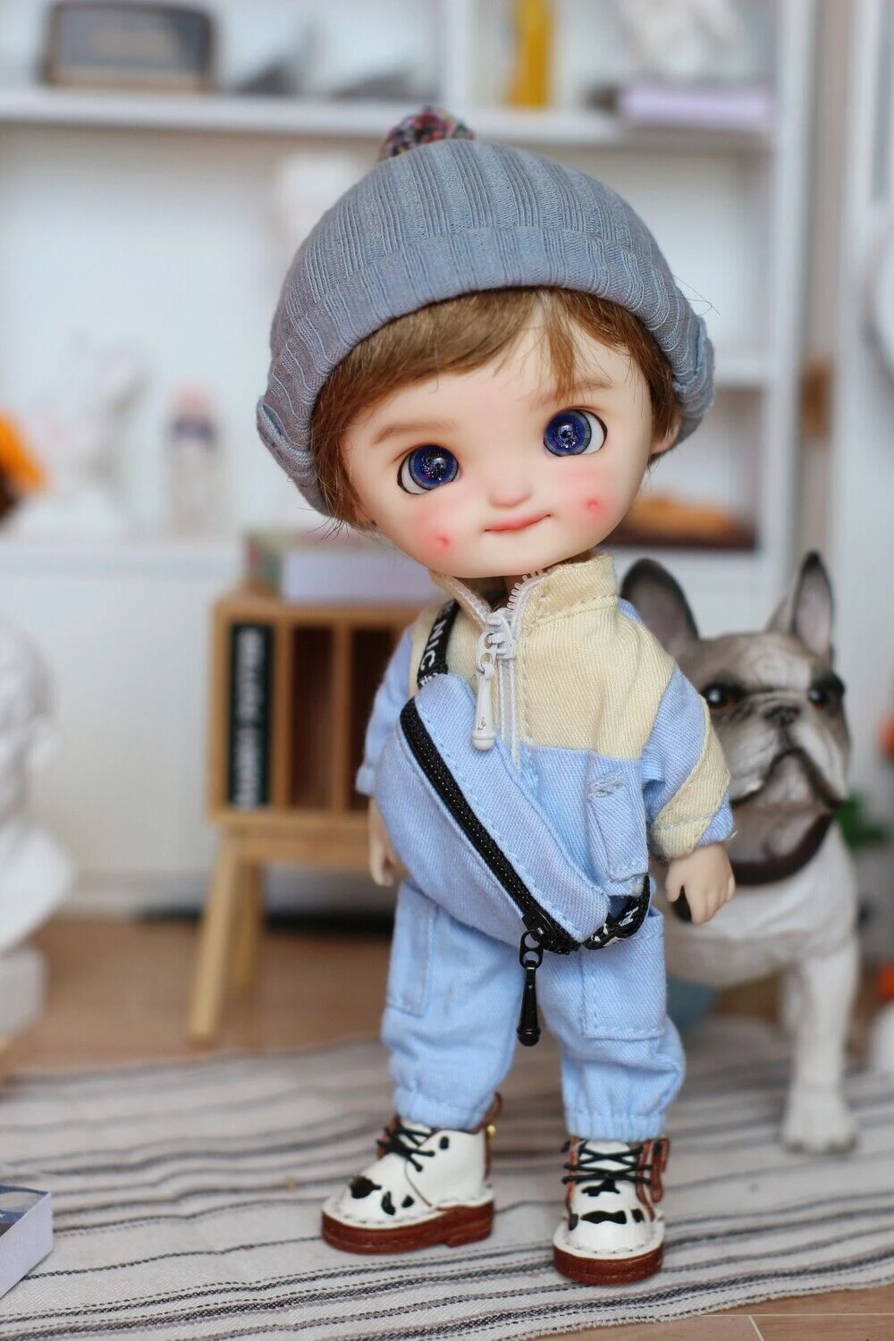 正規STO DOLL Smart Dangdangちゃん オビツ11ドールヘッド フルセット！eggydoll 球体関節人形 ob11 BJD 1/8 服 ウィッグ