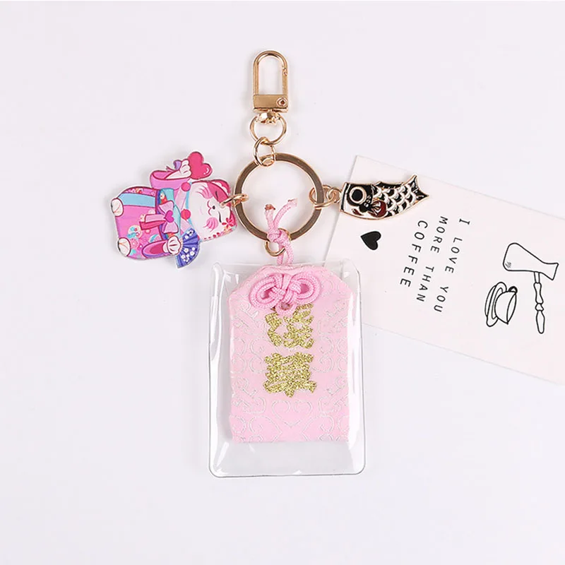 2019 модные креативные японские брелки Lucky Cat Koi автомобильный брелок сумка для