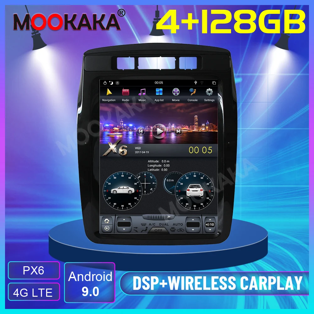 

4+128G Tesla Screen For VW Volkswagen Touareg 2010 2011 2012 2013+ Android 9 Unit Car Multimedia Player GPS Audio Radio Stereo