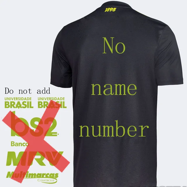 Новинка, майка для Фламенго, майки для дома mengo Camisa 3 2, высокое качество, на заказ, Фламенго, рдж, клуб, Габриэль, 24 ноября, Ривер Плейт - Цвет: Camisa 3
