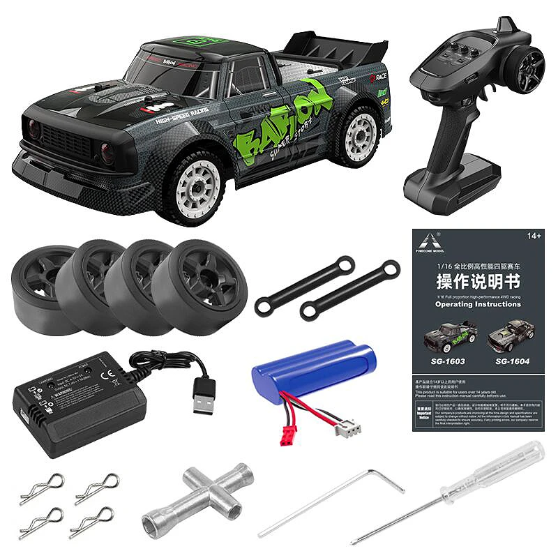Large RC Car 1:10 High Speed Racing Car 
