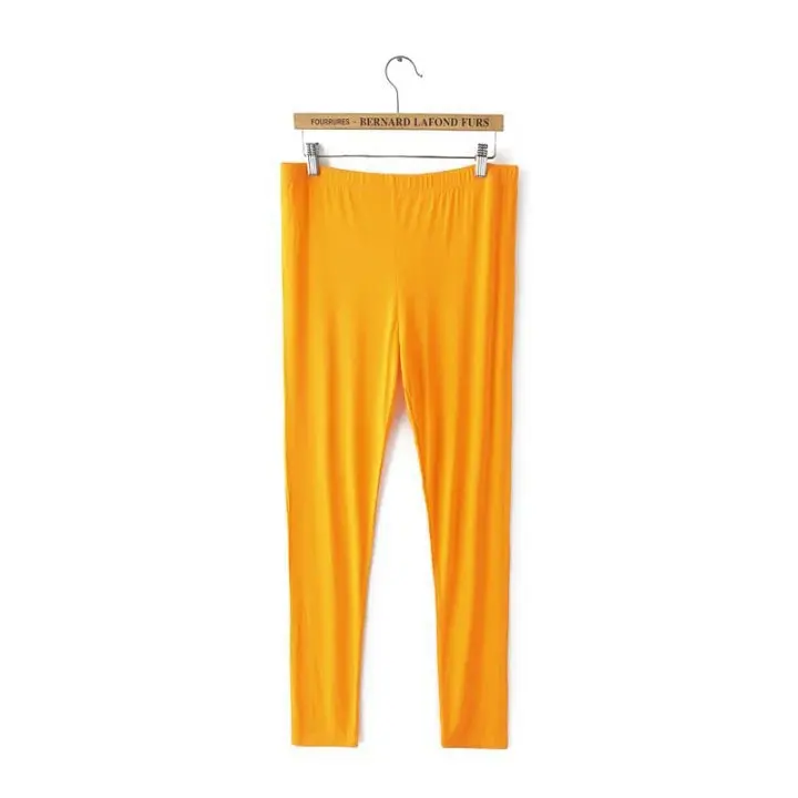 

Western Style WOMEN'S Dress 2019 Spring New Style Candy-Colored Elastic Waist Base Skinny Pants Women's