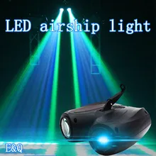 Colorido 20w rgbw padrão led efeito de palco iluminação 128/64led cabeça dupla dirigível lâmpada do projetor luz dj discoteca luzes festa
