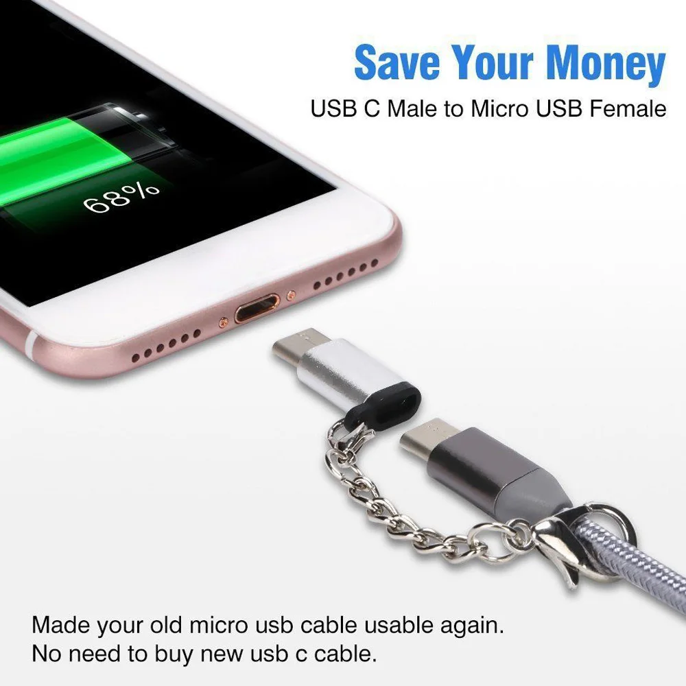 3 упаковки usb type C OTG адаптер Micro usb-type C адаптер для samsung S9 S8 Plus Note 8 LG G5 G6 V20 OTG адаптер для Xiaomi 9