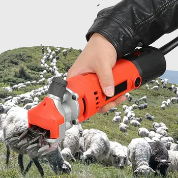 

1000W 220V Sheep Goat Shearing Machine Trimmer Tool 6 Gears Speed Electric Wool Scissor Cut Machine Goats Alpaca Pet Shears Mach
