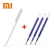 Оригинальная ручка-знак Xiaomi Mijia 0,5 мм, швейцарская сменная ручка, японские черные чернила, шариковая ручка(черная/синяя) для школы и офиса