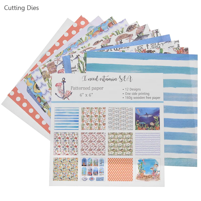 Новое поступление 12 листов весенний цветочный узор фон бумажные поделки для