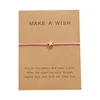 10 * 7.5 cm wishing card sticker adjustable fabric bracelet fashion jewelry gift, ladies, men, children ► Photo 1/5