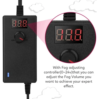 

Mist Maker Fogger Water Fountain Fog Air Humidifier Haloween Us Plug