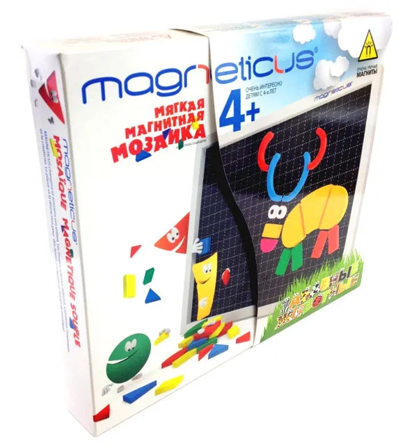 Мозаика «Забавные животные» Мagneticus 60 элементов