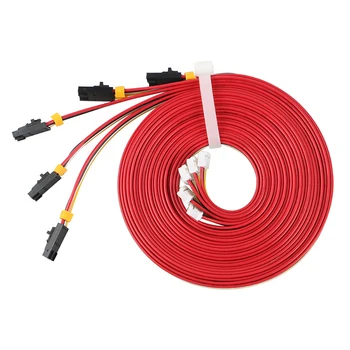 

5pcs 1M NAMA17 Home Office Flexible Replacement Parts Durable Practical 3D Printer 42 Stepper Motor Cables Accessories For Rambo