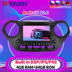 Radio con GPS para coche, reproductor Multimedia con Android 10,0, 2Din, dvd, para Hyundai I10 2013