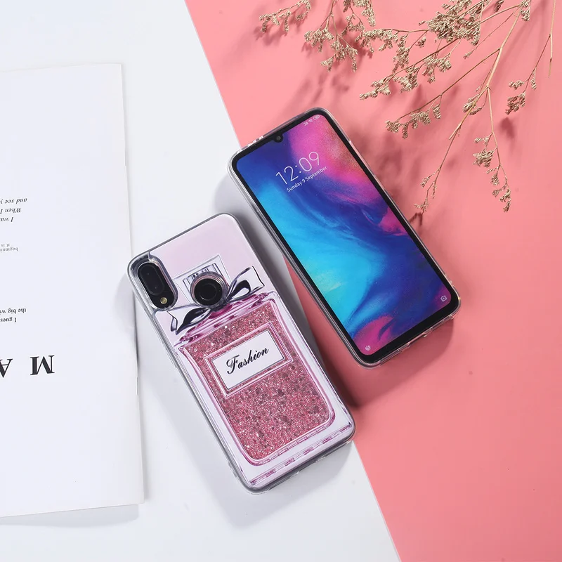 Liquid Glitter Case For Xiaomi Redmi Note 5 7 Pro 4 Mi 8 5 Plus 4X 4A 5A S2 Coque Soft Quicksand Dynamic TPU Phone Back Cover
