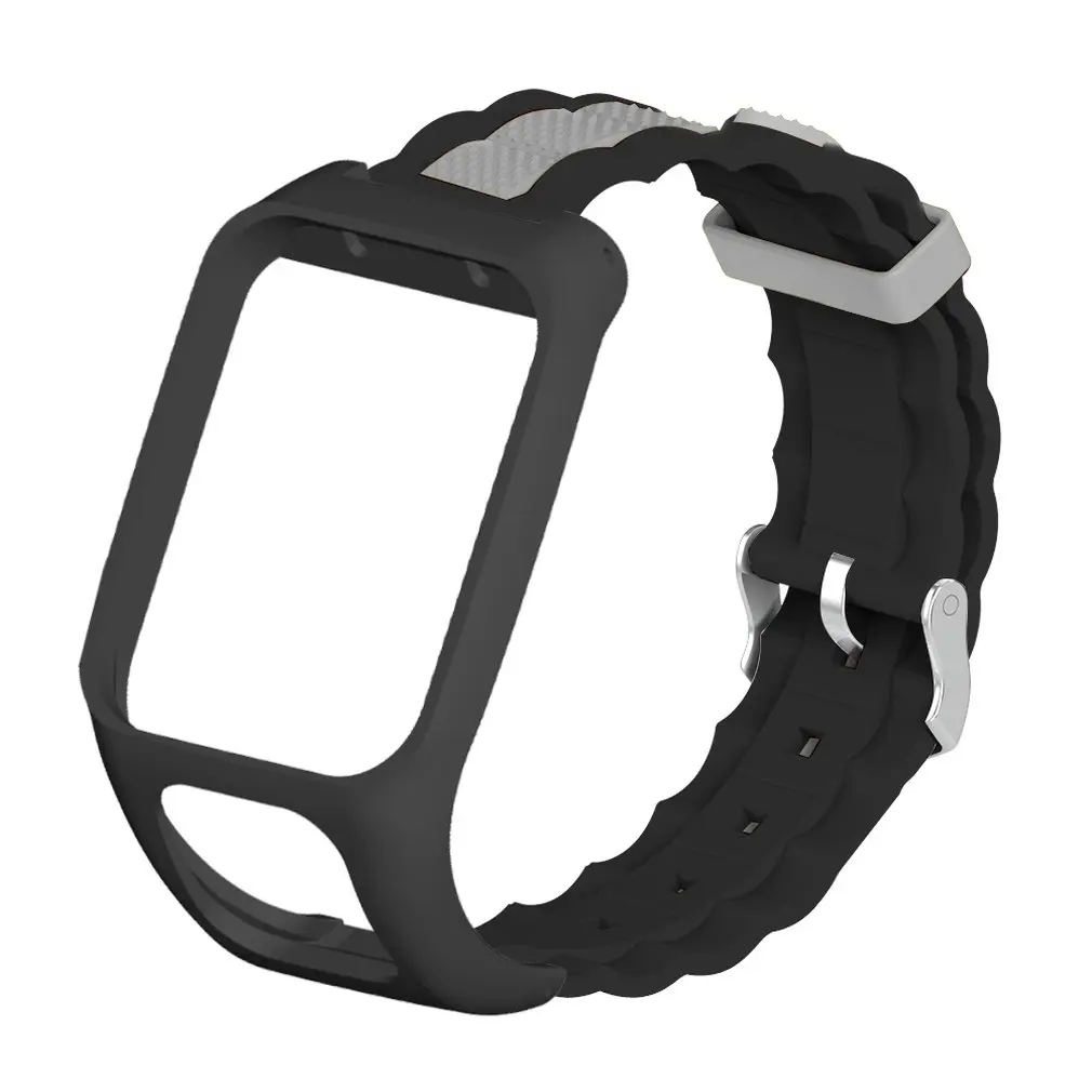 Для Tomtom Runner3 для Tomtom Adventurer три бусины волна Двухцветный силиконовый ремешок Профессиональный Гладкий минималистичный дизайн - Цвет ремешка: 5