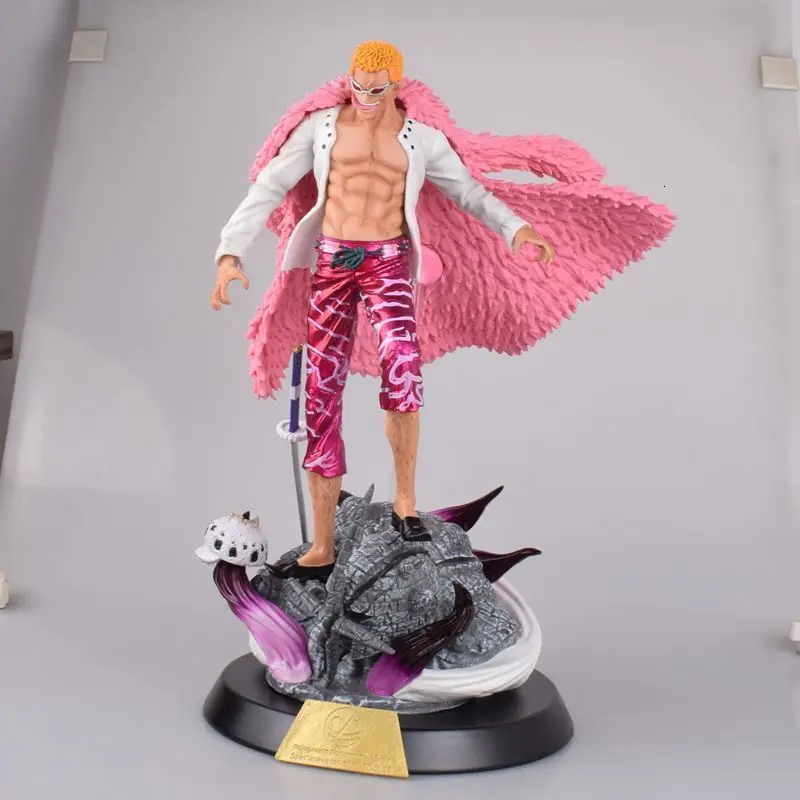 Одна деталь фигурка GK Donquixote Doflamingo ПВХ 37 см кукла модель статуя Коллекция игрушек аниме изысканное качество рабочего стола Figma