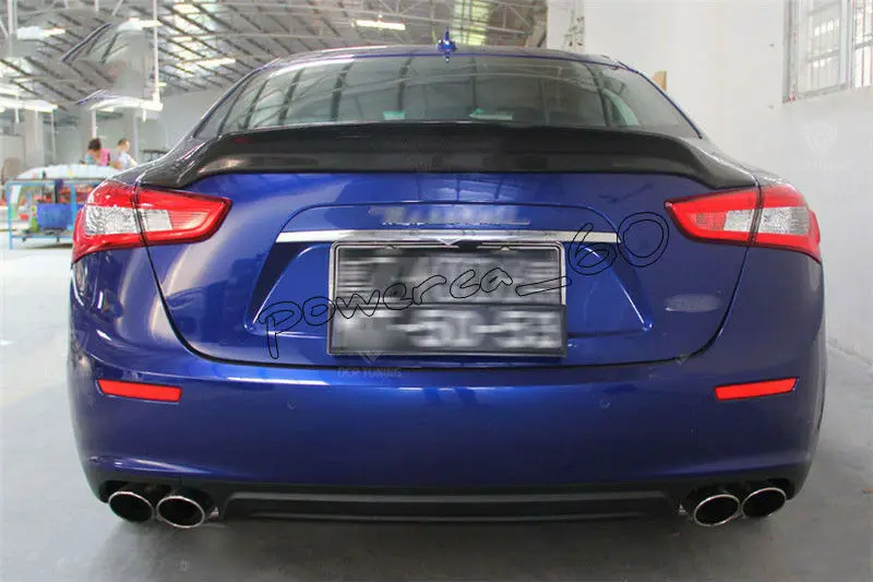 Для Maserati Ghibli+ задний спойлер из углеродного волокна, крышка багажника для губ, крыло ASPEC style 1 шт