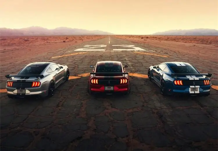 Высокое качество углеродного волокна заднее крыло багажник спойлер для FORD MUSTANG GT500